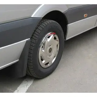 Edelstahl Radkappen OEM (1-teilig, 4 Stk) Mercedes Sprinter W906 2006–2018 Foto 4
