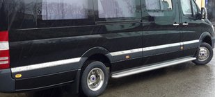 Mercedes Sprinter W906 2006–2018 Edelstahl Türleisten ExtraLong. Carmos - Türkischer Stahl Foto 3