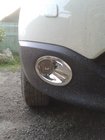 Nissan Qashqai 2007-2010 Chrom Blenden für Nebelscheinwerfer mit Vertiefung (2 Stk, Kunststoff) Foto 5