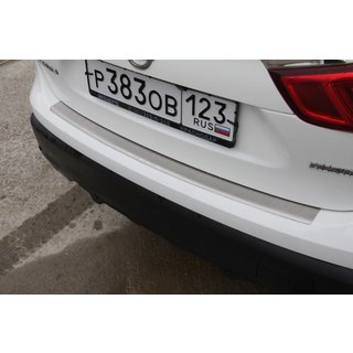 Heckstoßstangenschutz OmsaLine (2014-2017, Edelstahl) Nissan Qashqai 2014-2021 Foto 3