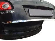 Nissan Qashqai 2010-2014 Kofferraumdeckel Leistenabdeckung Edelstahl Foto 1