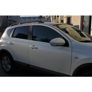 Fensterrahmen Zierleisten Edelstahl Aussen (4 Stk) Nissan Qashqai 2007-2010 Foto 2