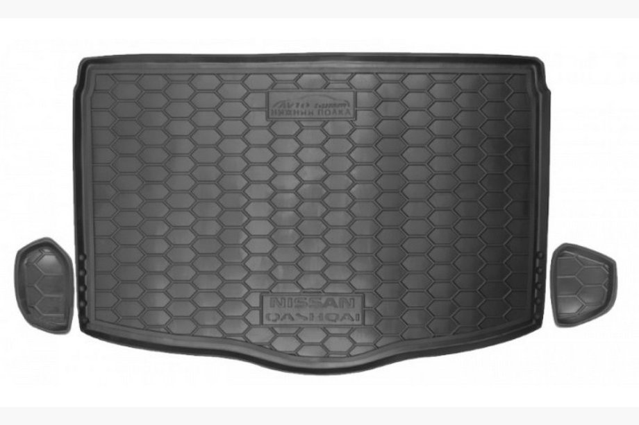 Nissan Qashqai 2014-2021 Kofferraumwanne 2017+ untere Ablage (Autogumm, Gummi) Image