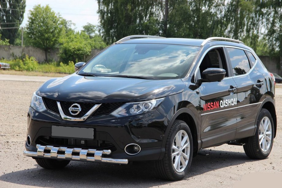Nissan Qashqai 2007-2010 Frontschutzbügel ST015 (Edelstahl) Image