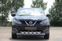 Nissan Qashqai 2007-2010 Frontschutzbügel ST015 (Edelstahl) Foto 2
