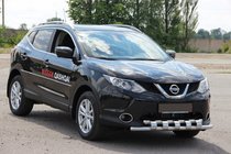 Nissan Qashqai 2007-2010 Frontschutzbügel ST015 (Edelstahl) Foto 3