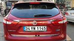 Nissan Qashqai 2014-2021 Kofferraumleiste Edelstahl Foto 4