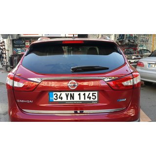 Chromleiste über dem Kennzeichen (Edelstahl) Nissan Qashqai 2014-2021 Foto 4