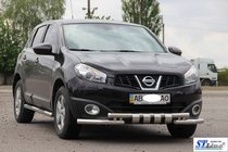 Nissan Qashqai 2010-2014 Frontbügel ST009-15 (Edelstahl) Foto 3