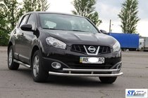 Nissan Qashqai 2010-2014 Front Doppelbügel ST016 (Edelstahl) 70/42 mm Foto 3