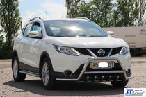 Nissan Qashqai 2014-2021 Frontbügel WT003-Plus (Edelstahl) Foto 3