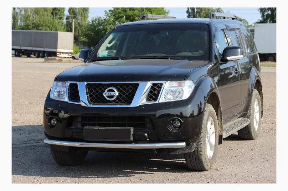 Nissan Pathfinder R51 2005-2014 Frontschutzbügel ST008-1 (Edelstahl) Image