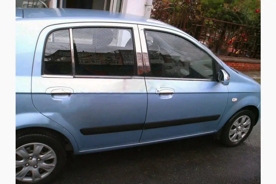 Hyundai Getz 2002- Edelstahl Säulenabdeckungen Image
