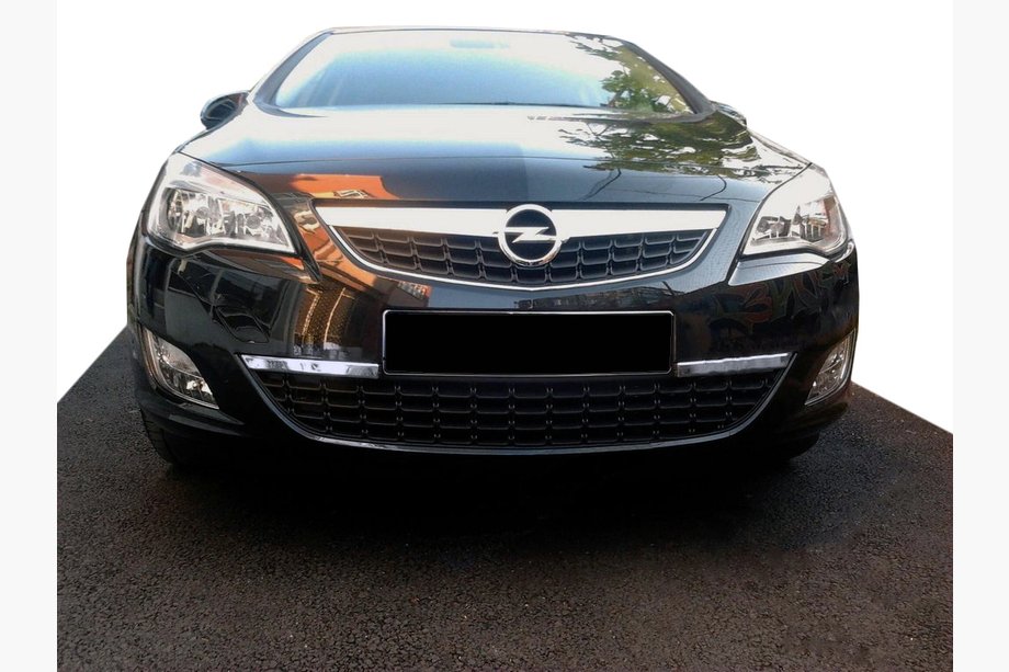 Opel Astra J 2009-2015 Abdeckung für Vorderstoßstange Edelstahl Image