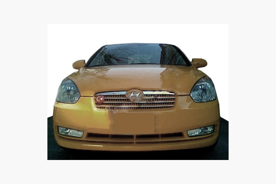 Hyundai Accent 2006-2010 Grillabdeckungen (2 Stk., Edelstahl) Image