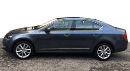 Skoda Octavia III A7 2013-2019 Fensterleisten oben Edelstahl (4 Stk) Foto 1