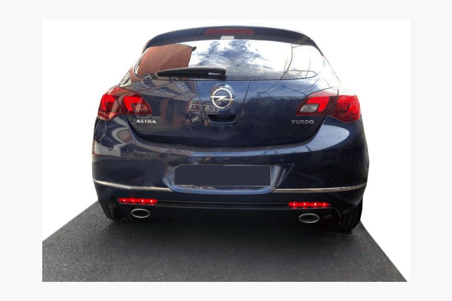 Opel Astra J 2009-2015 Edelstahl Ladekantenschutz hinten Image