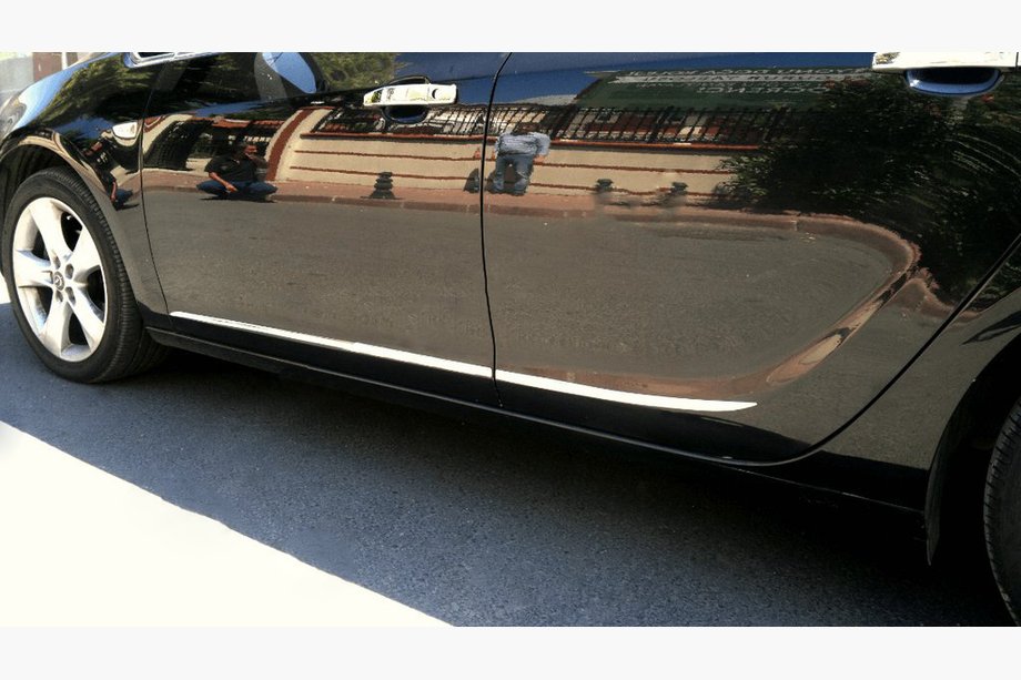 Opel Astra J 2009-2015 Türleisten Edelstahl (4 Stk.) Image