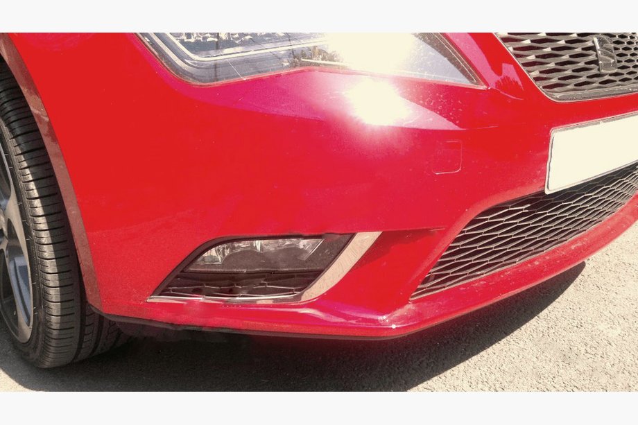 Seat Ibiza 2010-2017 Chrom Abdeckungen für Nebelscheinwerfer (Edelstahl) Image