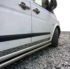 Mercedes Vito W639 2004-2014 Türleisten Edelstahl (8-teilig, für Türkante) Foto 1
