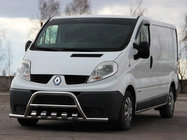 Renault Trafic 2001–2015 Frontbügel mit Bügeln WT003-15 (Edelstahl) Foto 1