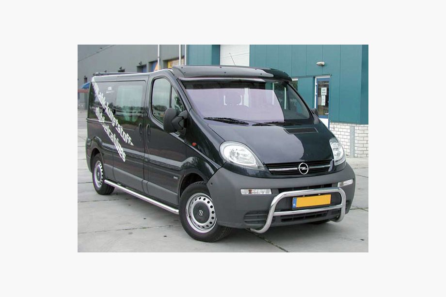 Opel Vivaro 2001–2015 Frontscheibenblende (schwarz glanz, 5mm) Foto 2