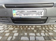 Opel Vivaro 2001–2015 Mittlere Winterabdeckung (über dem Kennzeichen) Glänzend, 2007-2015 Foto 2