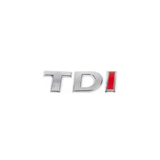 Schriftzug TDI (kursiv)