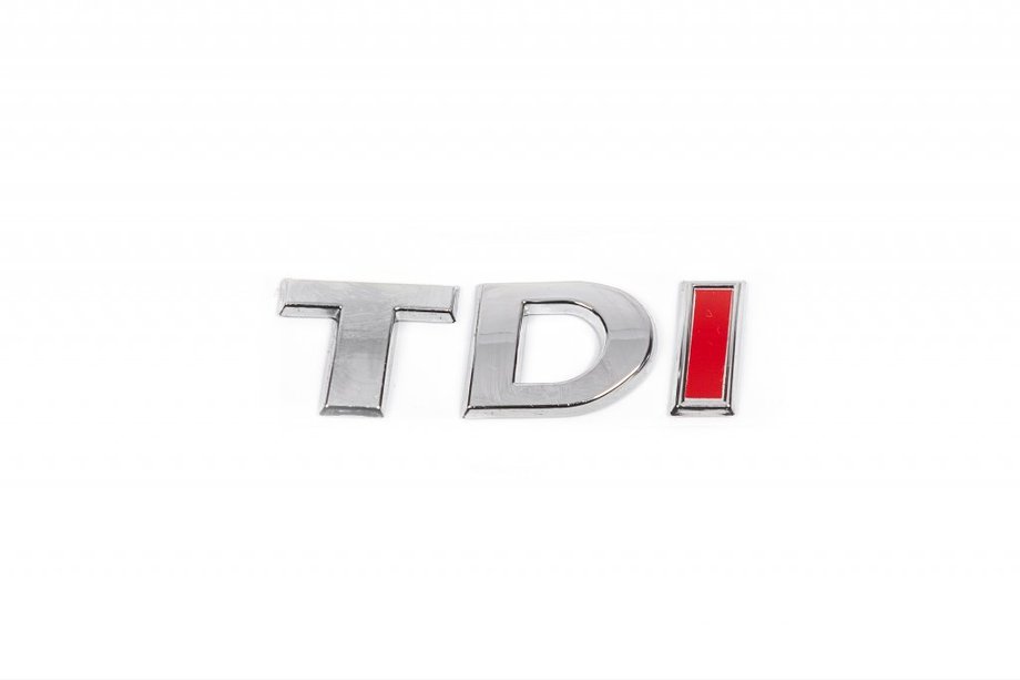 Volkswagen T5 2010-2015 Schriftzug TDI (kursiv) Ganz Chrom Image