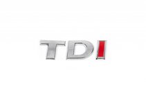 Volkswagen T5 2010-2015 Schriftzug TDI (kursiv) Ganz Chrom Foto 1