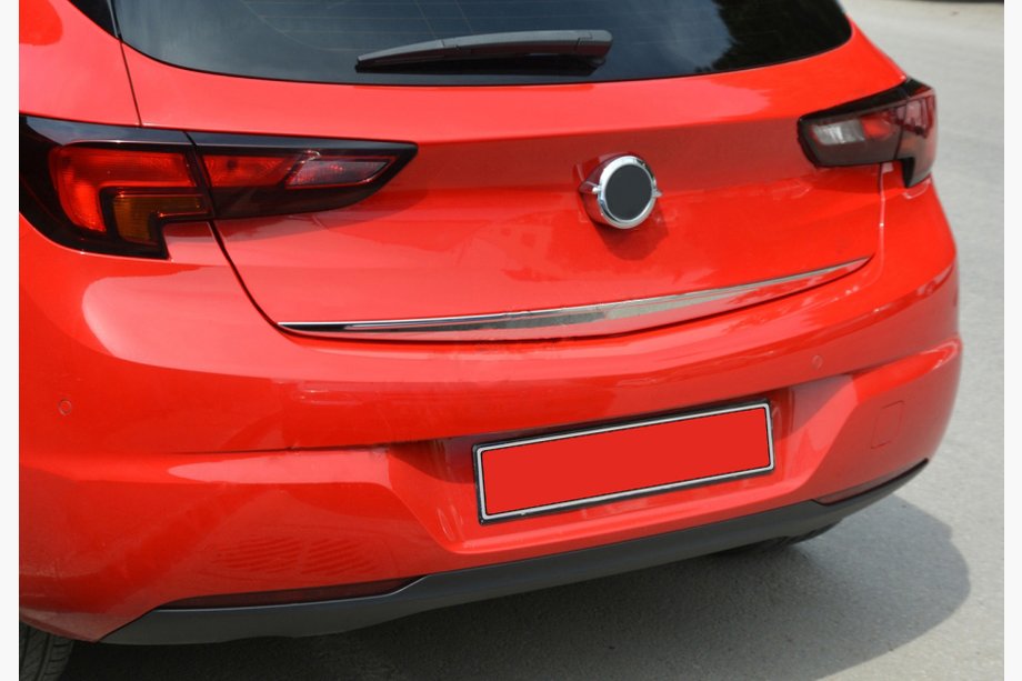 Opel Astra K 2016-2021 Chromleiste Heckklappe unten (HB, Edelstahl) Chrom Image