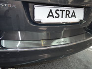 Opel Astra J 2009-2015 Heckstoßstangenabdeckung Natanika (Edelstahl) Schrägheck, 2009-2015 Foto 1