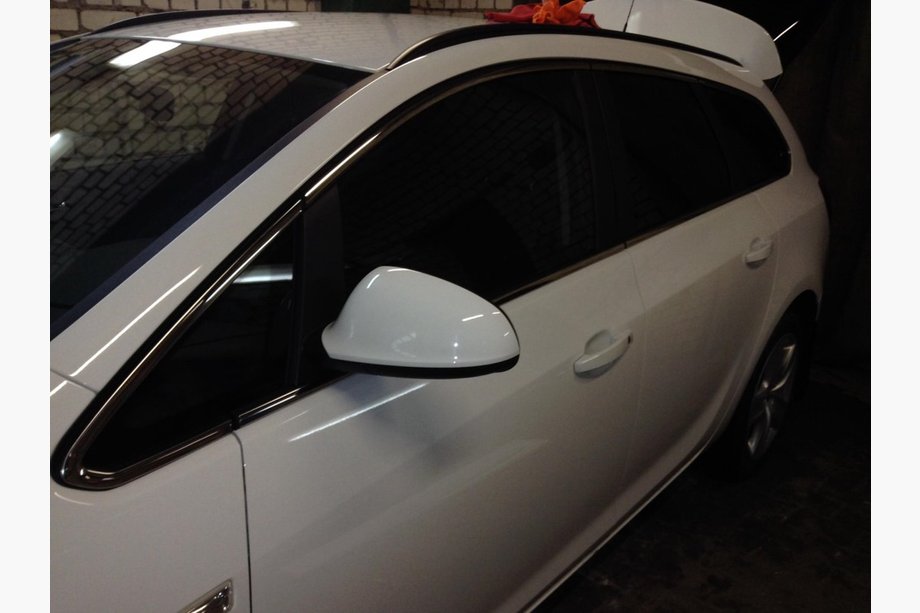 Opel Astra J 2009-2015 Komplette Fensterrahmen Zierleisten Edelstahl (Sport Tourer, 12-tlg.) Foto 3