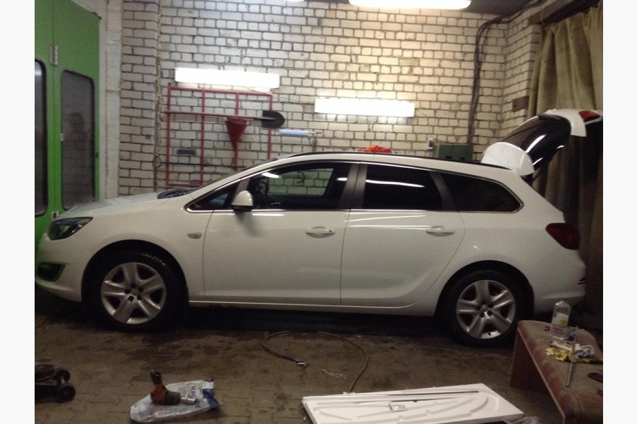 Opel Astra J 2009-2015 Komplette Fensterrahmen Zierleisten Edelstahl (Sport Tourer, 12-tlg.) Foto 4