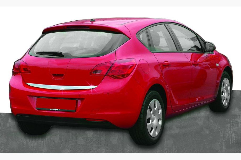 Opel Astra J 2009-2015 Kofferraumleiste Edelstahl Image
