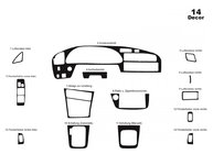 Toyota Camry 1991-1996 Armaturenbrett Abdeckungen Aluminium Foto 2