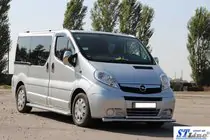 Opel Vivaro 2001–2015 Frontschutzbügel ST014 (Edelstahl) Foto 3