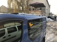 Opel Vivaro 2001–2015 Dachreling Chrom (Kunststofffuesse) Kurz, Kunststoff-Fuesse Foto 2