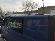 Opel Vivaro 2001–2015 Dachreling Chrom (Kunststofffuesse) Kurz, Kunststoff-Fuesse Foto 4