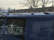 Opel Vivaro 2001–2015 Dachreling Chrom (Kunststofffuesse) Kurz, Kunststoff-Fuesse Foto 5