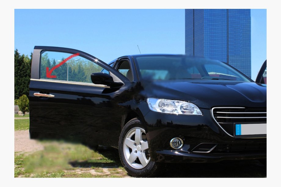 Peugeot 3008 2008-2016 Fensterzierleisten Edelstahl 6-tlg ohne hinteres Dreiecksfenster Image