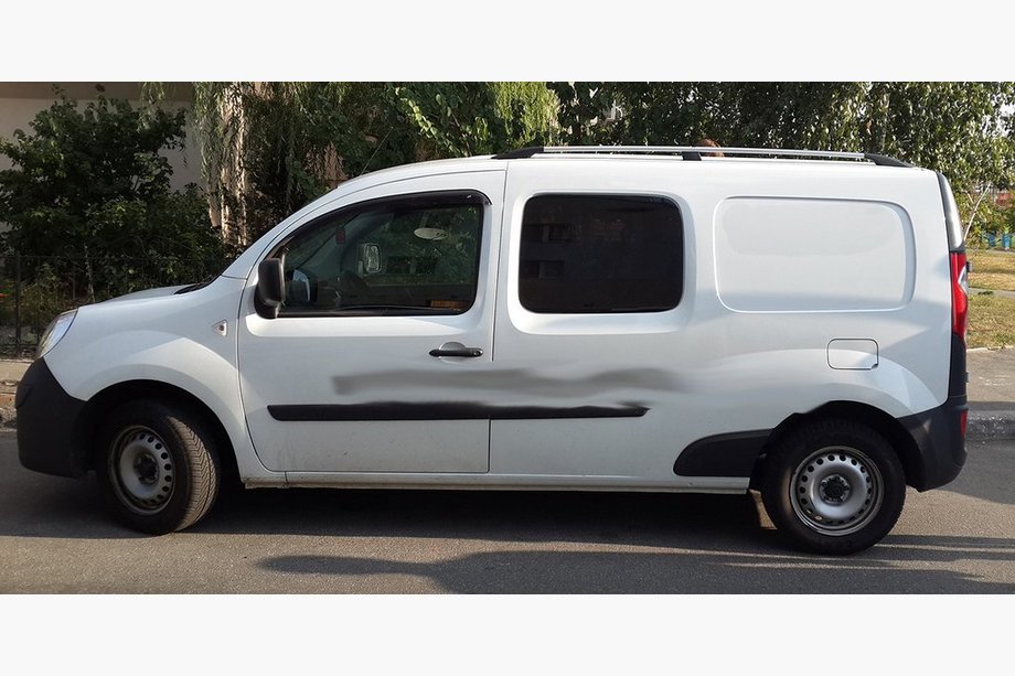Renault Kangoo 2008–2020 Dachreling Chrom Maxi-Basis, Kunststofffüße Foto 4