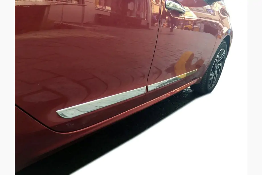 Peugeot 208 2012-2019 Türleisten Chrom (4 Stk, Edelstahl) Image