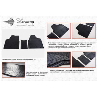 Gummimatten (3 Stk, Stingray) Foto 2