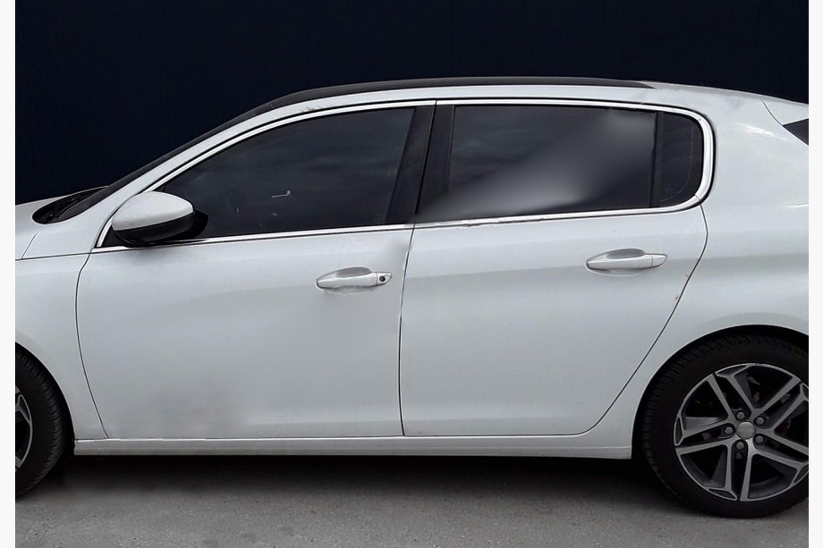Peugeot 308 2014-2021 Komplette Fensterumrandung OmsaLine (10 Stk., Edelstahl) Image