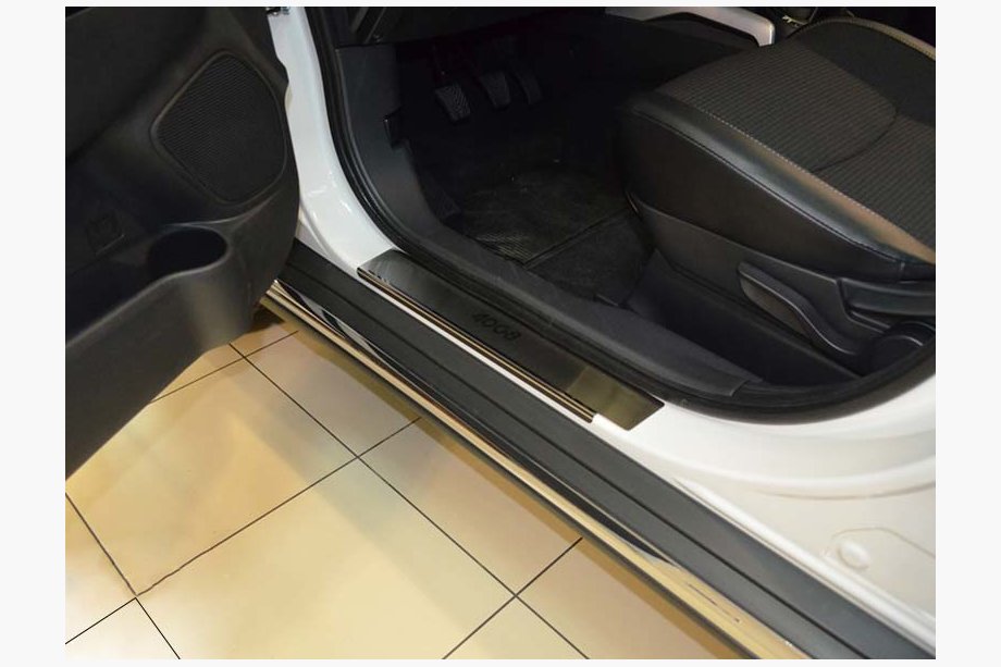 Peugeot 4008 2012-2017 Edelstahl Einstiegsleisten NataNika Premium (4 Stk) Image