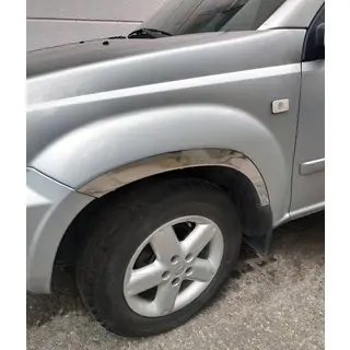Radlaufverkleidungen (4 Stk, Edelstahl) Nissan X-trail T30 2002-2007 Foto 1