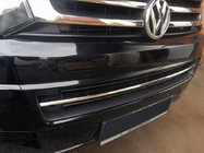 Volkswagen T5 2010-2015 Zierleiste für Stoßstangengrill (Edelstahl) Carmos - Türkischer Edelstahl Foto 1
