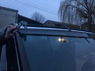 Renault Trafic 2001–2015 Frontscheibenblende (schwarz glanz, 5mm) Foto 5