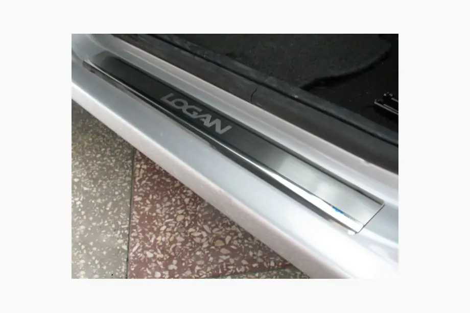 Renault Logan I 2005-2008 Einstiegsleisten Abdeckungen Nataniko (4 Stk., Edelstahl) Image